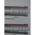 twin wall DN125mm* (5+2)mm*3000mm concrete pump pipe